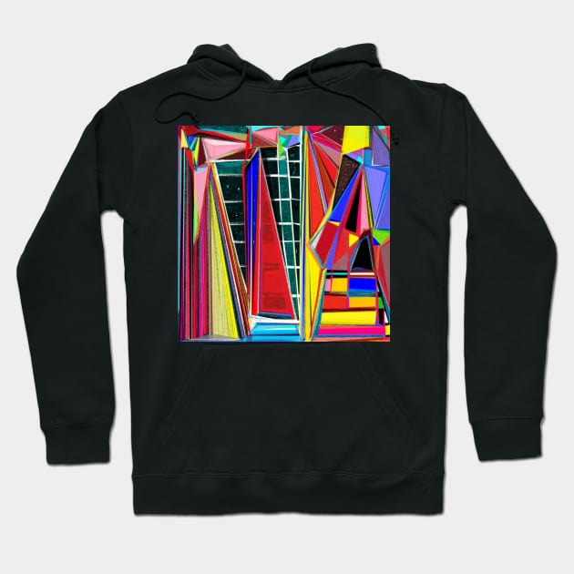 Jagged Dream Colors, Pin, Tote, Mug Hoodie by DeniseMorgan